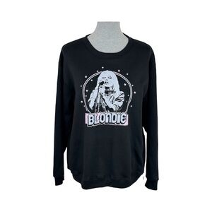 Vinyl Icons Blondie Graphic Sweatshirt Black NWOT Size L
